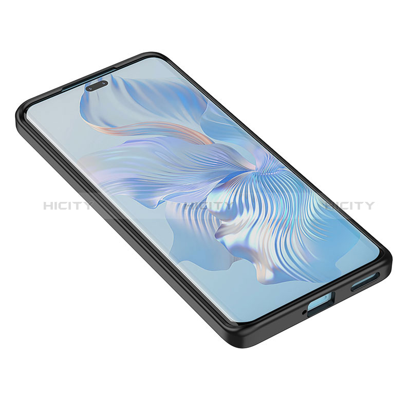 Carcasa Silicona Ultrafina Transparente T02 para Huawei Honor 80 Pro 5G Negro