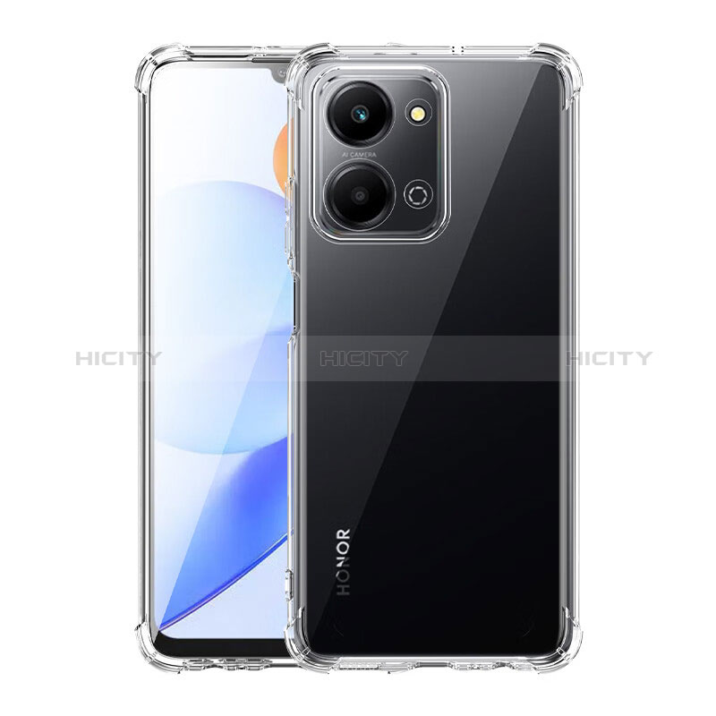 Carcasa Silicona Ultrafina Transparente T02 para Huawei Honor X7a Claro