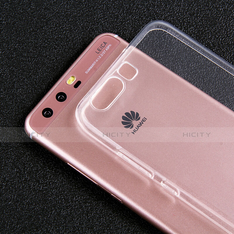 Carcasa Silicona Ultrafina Transparente T02 para Huawei P10 Plus Claro