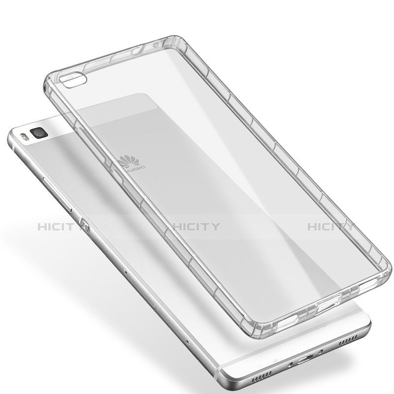 Carcasa Silicona Ultrafina Transparente T02 para Huawei P8 Claro