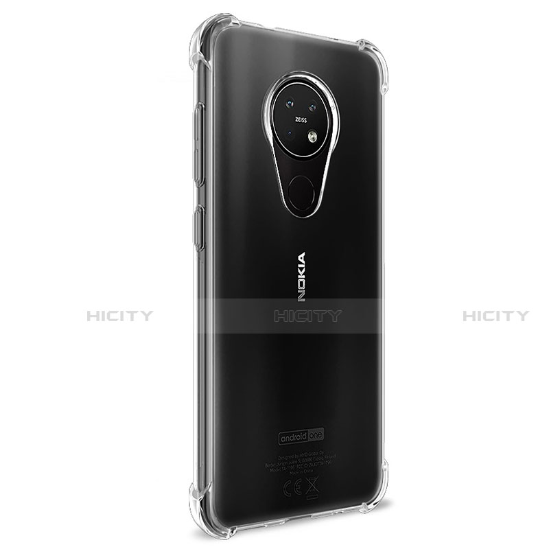 Carcasa Silicona Ultrafina Transparente T02 para Nokia 7.2 Claro