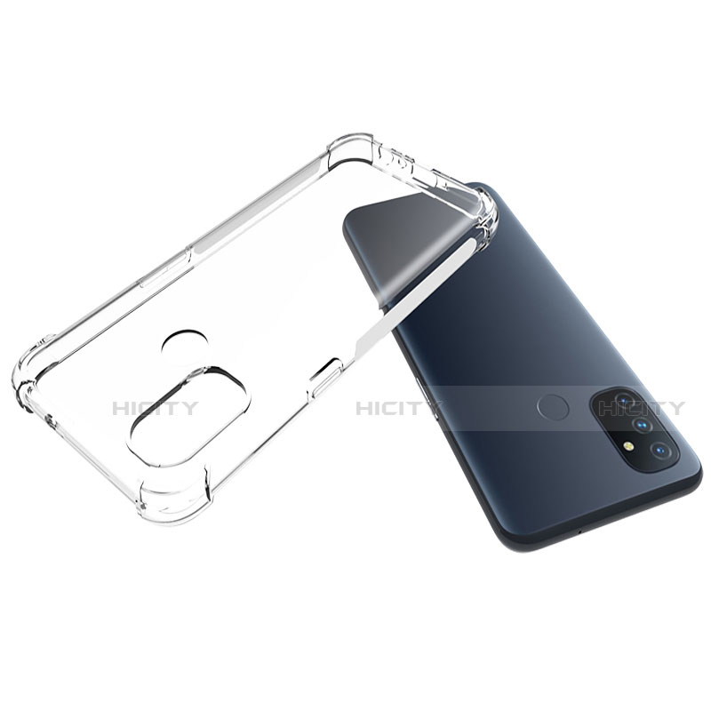 Carcasa Silicona Ultrafina Transparente T02 para OnePlus Nord N100 Claro