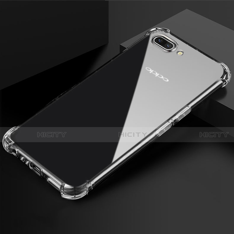 Carcasa Silicona Ultrafina Transparente T02 para Oppo A12e Claro