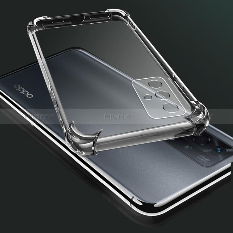 Carcasa Silicona Ultrafina Transparente T02 para Oppo A93s 5G Claro