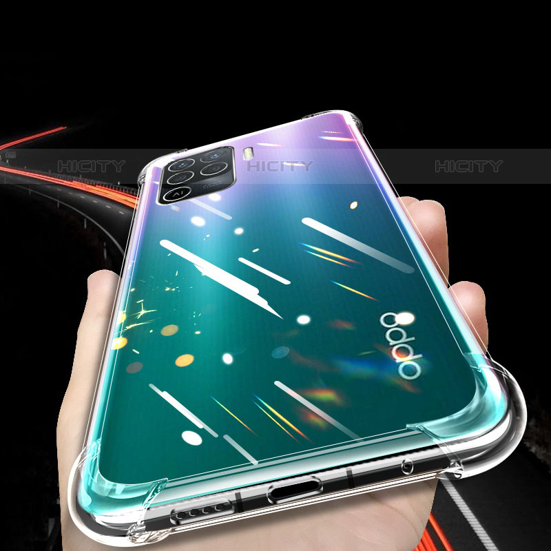 Carcasa Silicona Ultrafina Transparente T02 para Oppo Reno5 F Claro