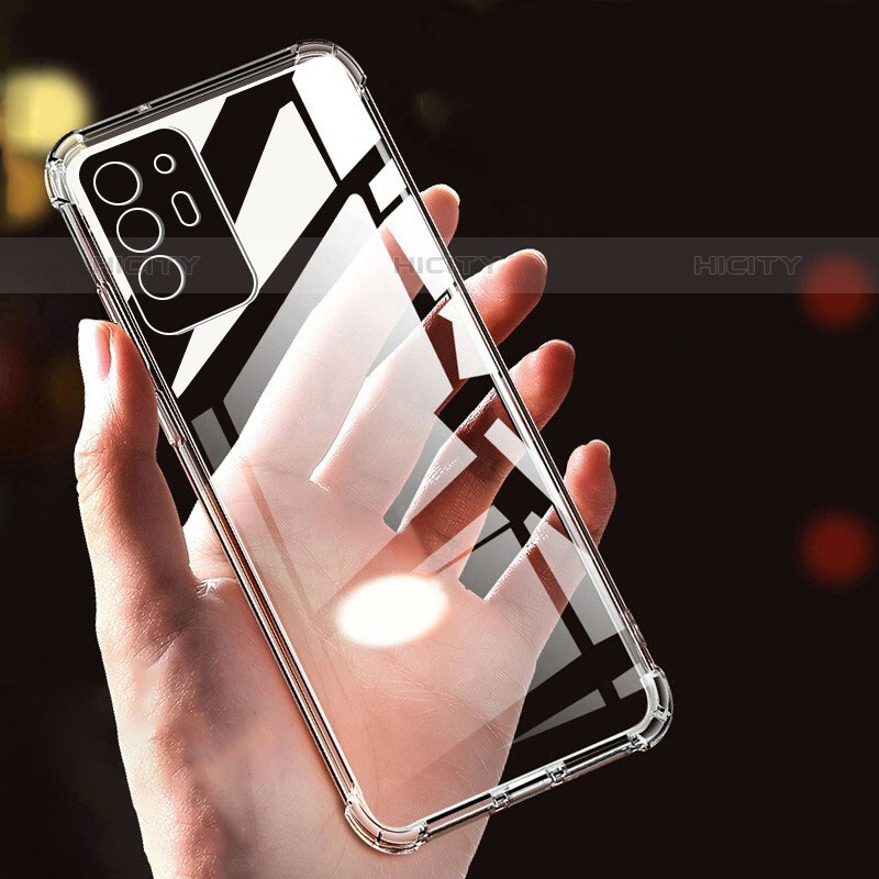 Carcasa Silicona Ultrafina Transparente T02 para Oppo Reno5 Z 5G Claro