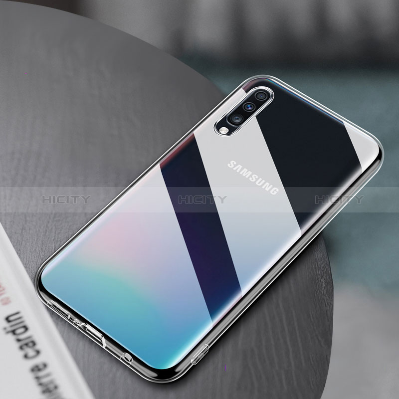 Carcasa Silicona Ultrafina Transparente T02 para Samsung Galaxy A50 Claro