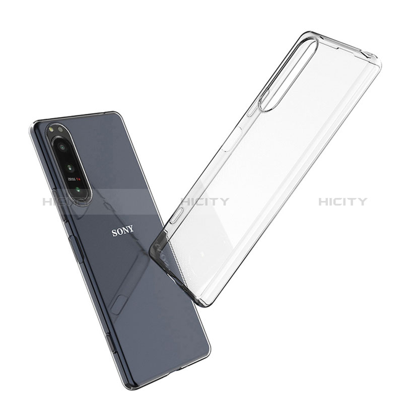 Carcasa Silicona Ultrafina Transparente T02 para Sony Xperia 10 III SOG04 Claro