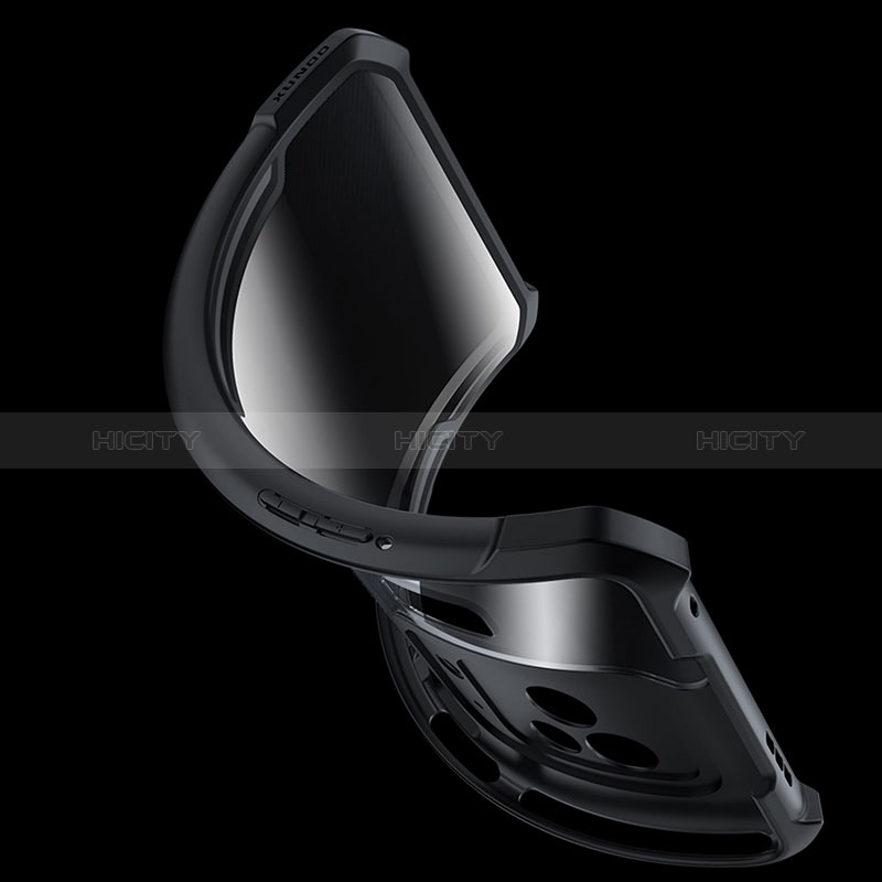 Carcasa Silicona Ultrafina Transparente T02 para Xiaomi Black Shark 5 Pro 5G Negro