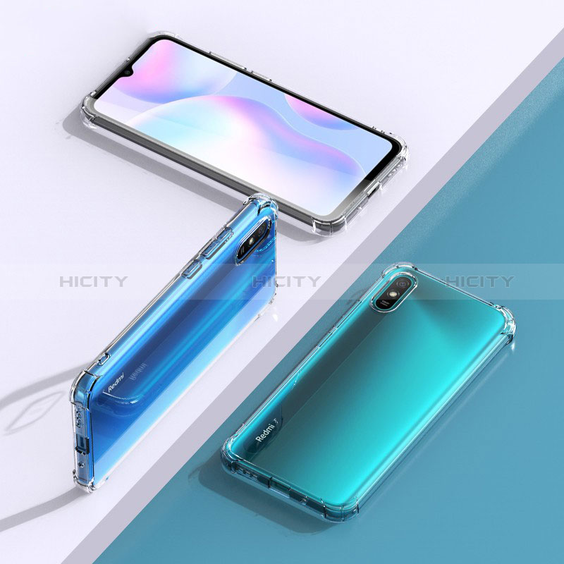 Carcasa Silicona Ultrafina Transparente T02 para Xiaomi Redmi 9A Claro