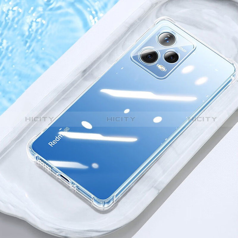 Carcasa Silicona Ultrafina Transparente T02 para Xiaomi Redmi Note 12 5G Claro