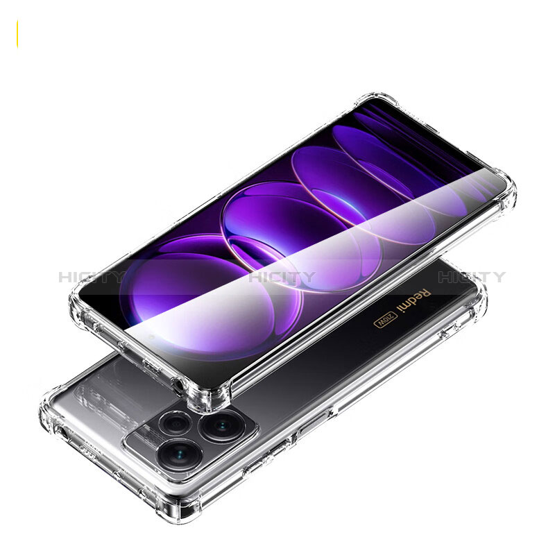 Carcasa Silicona Ultrafina Transparente T02 para Xiaomi Redmi Note 12 Explorer Claro