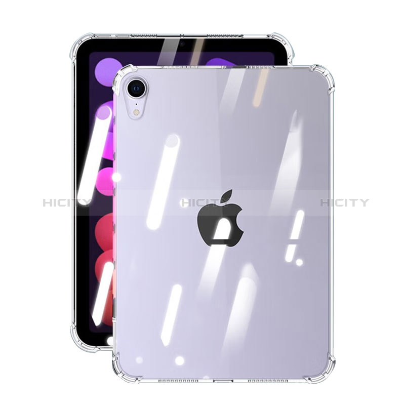 Carcasa Silicona Ultrafina Transparente T03 para Apple iPad Mini 6 Claro