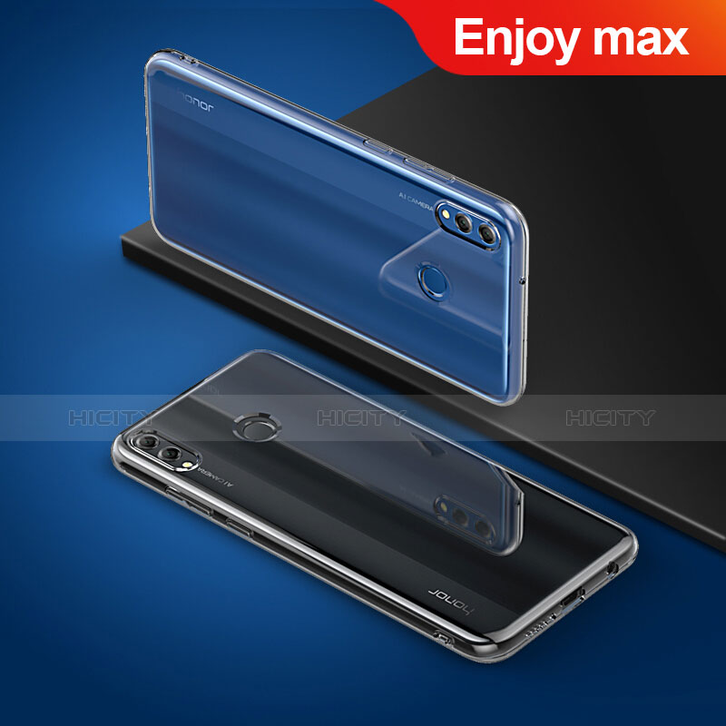 Carcasa Silicona Ultrafina Transparente T03 para Huawei Enjoy Max Claro