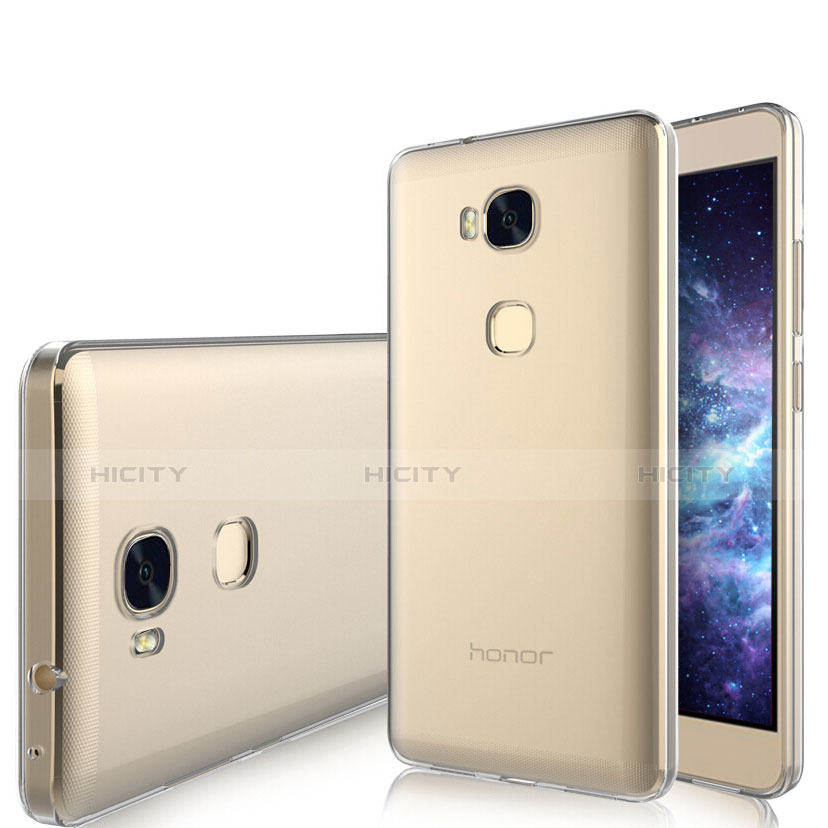 Carcasa Silicona Ultrafina Transparente T03 para Huawei Honor 5X Claro