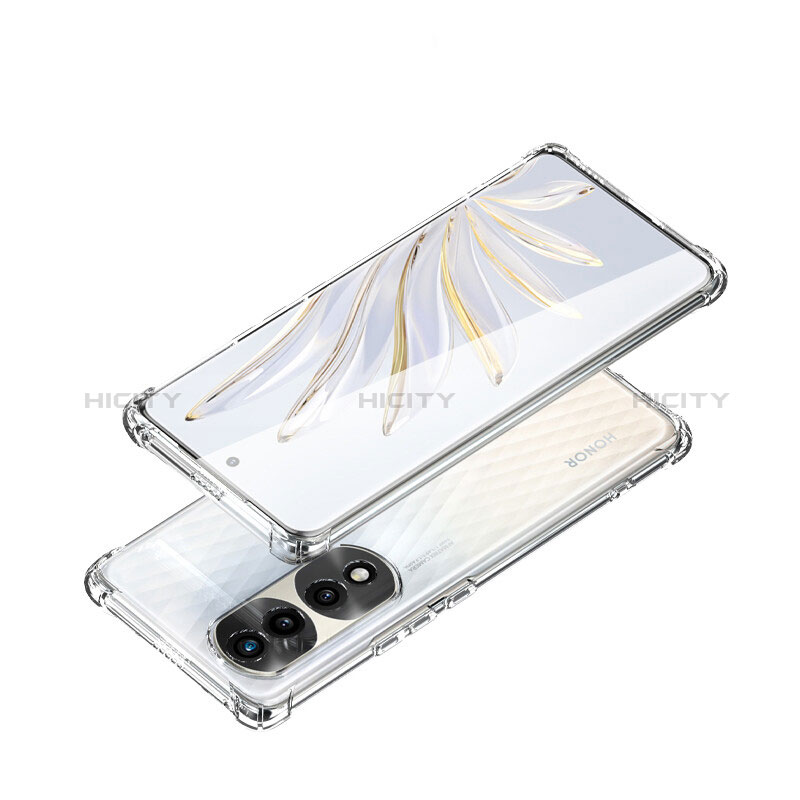 Carcasa Silicona Ultrafina Transparente T03 para Huawei Honor 70 Pro 5G Claro