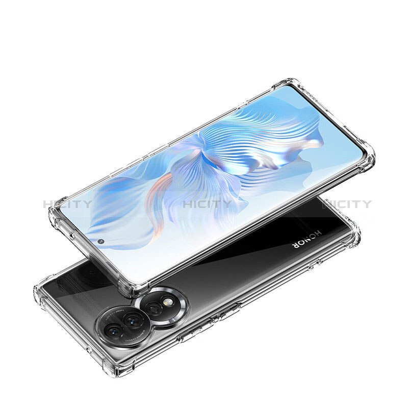 Carcasa Silicona Ultrafina Transparente T03 para Huawei Honor 80 5G Claro