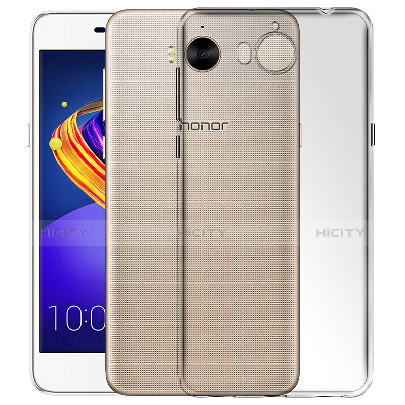 Carcasa Silicona Ultrafina Transparente T03 para Huawei Honor Play 6 Claro