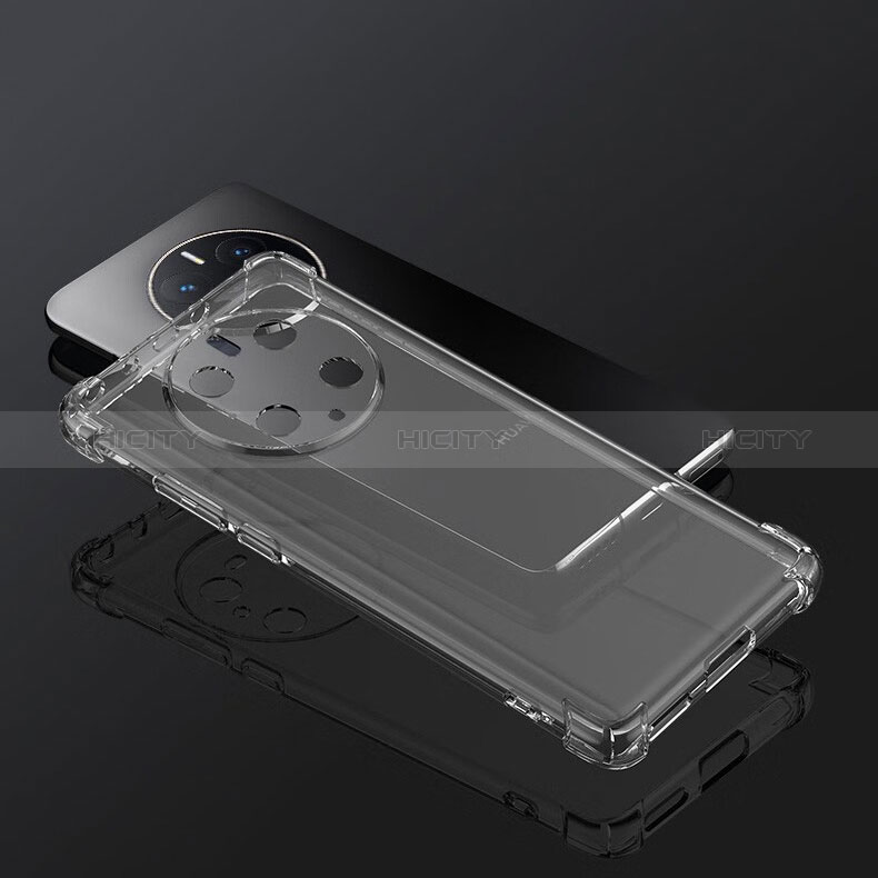 Carcasa Silicona Ultrafina Transparente T03 para Huawei Mate 50 Pro Claro