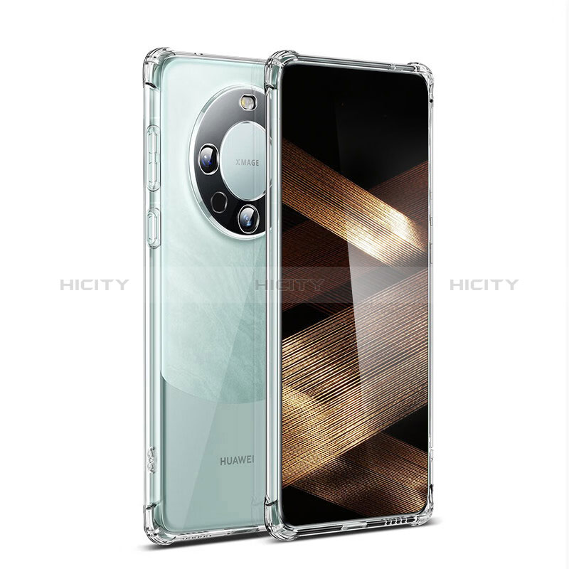 Carcasa Silicona Ultrafina Transparente T03 para Huawei Mate 60 Pro Claro