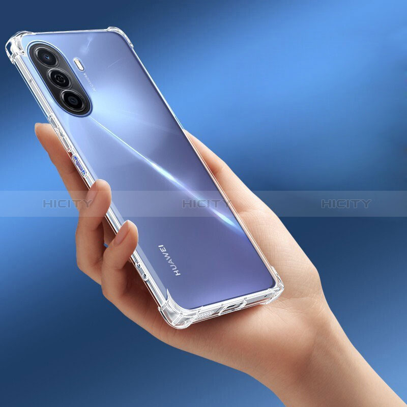 Carcasa Silicona Ultrafina Transparente T03 para Huawei Nova Y70 Claro