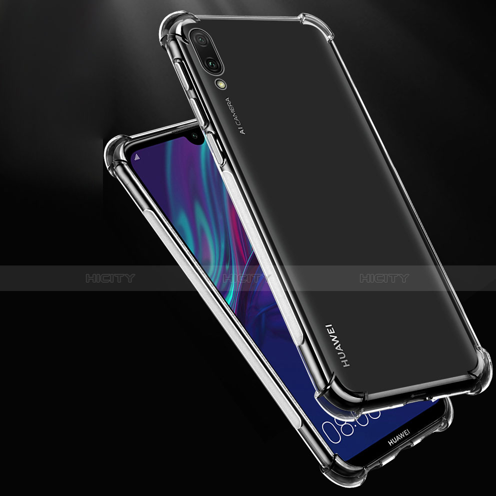 Carcasa Silicona Ultrafina Transparente T03 para Huawei Y7 Prime (2019) Claro