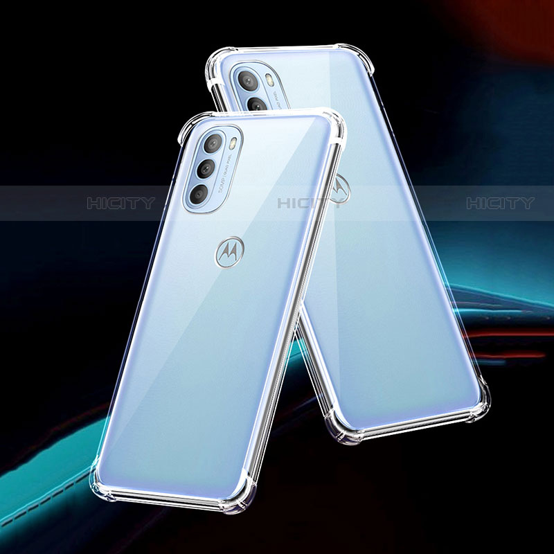 Carcasa Silicona Ultrafina Transparente T03 para Motorola Moto G60s Claro