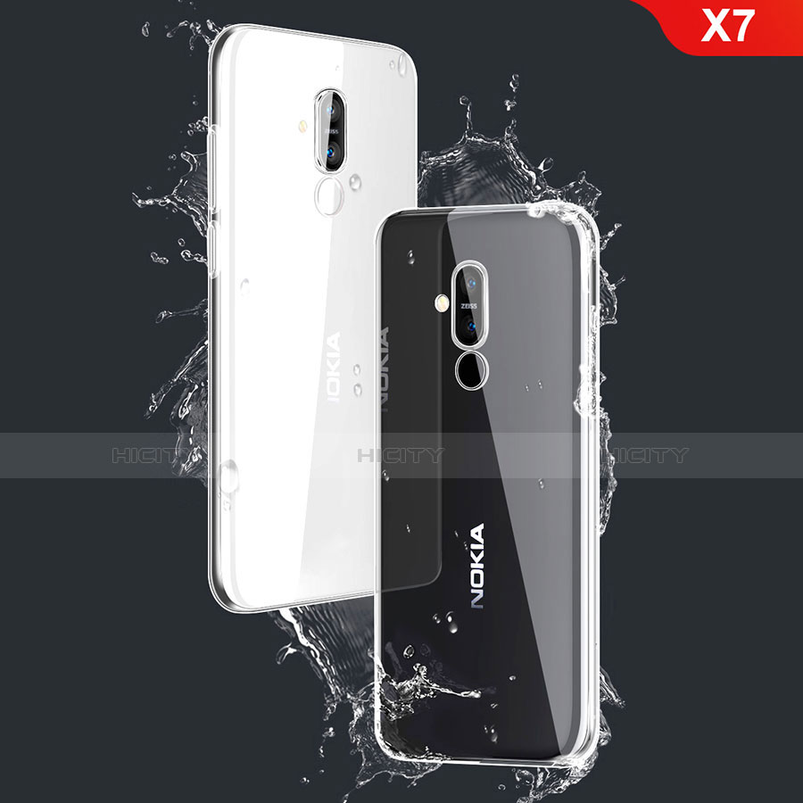 Carcasa Silicona Ultrafina Transparente T03 para Nokia X7 Claro