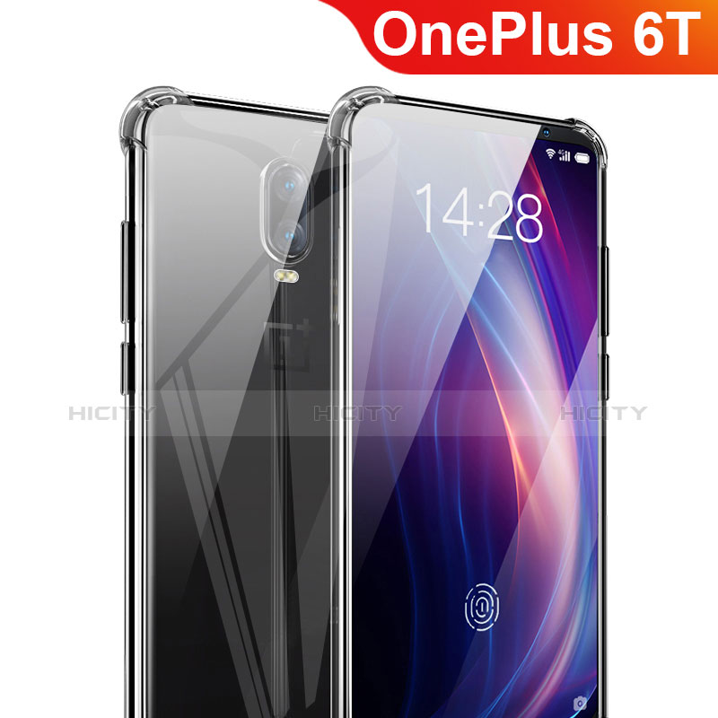 Carcasa Silicona Ultrafina Transparente T03 para OnePlus 6T Claro