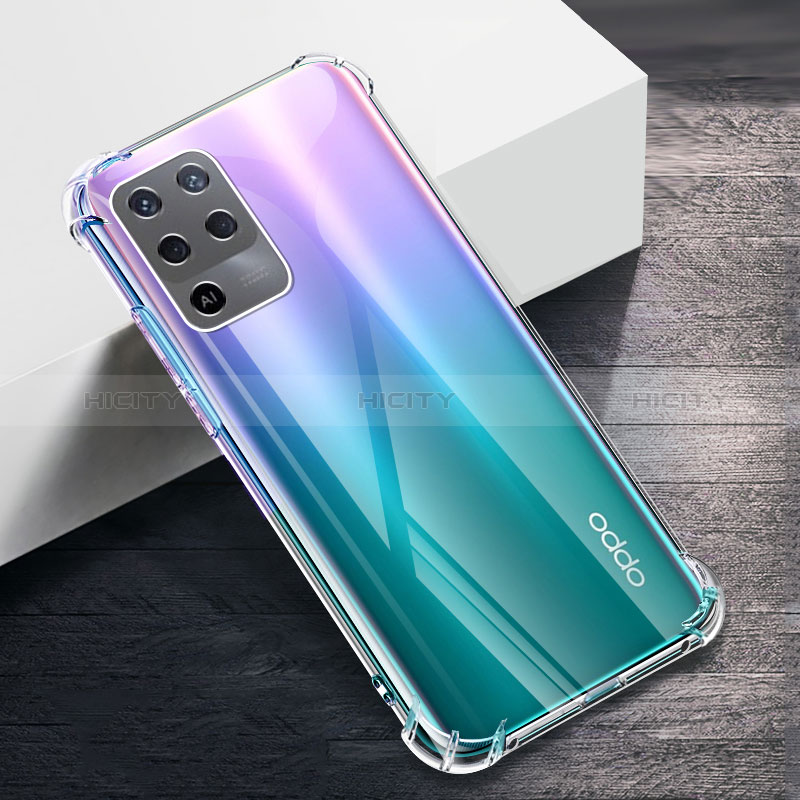 Carcasa Silicona Ultrafina Transparente T03 para Oppo Reno5 Lite Claro