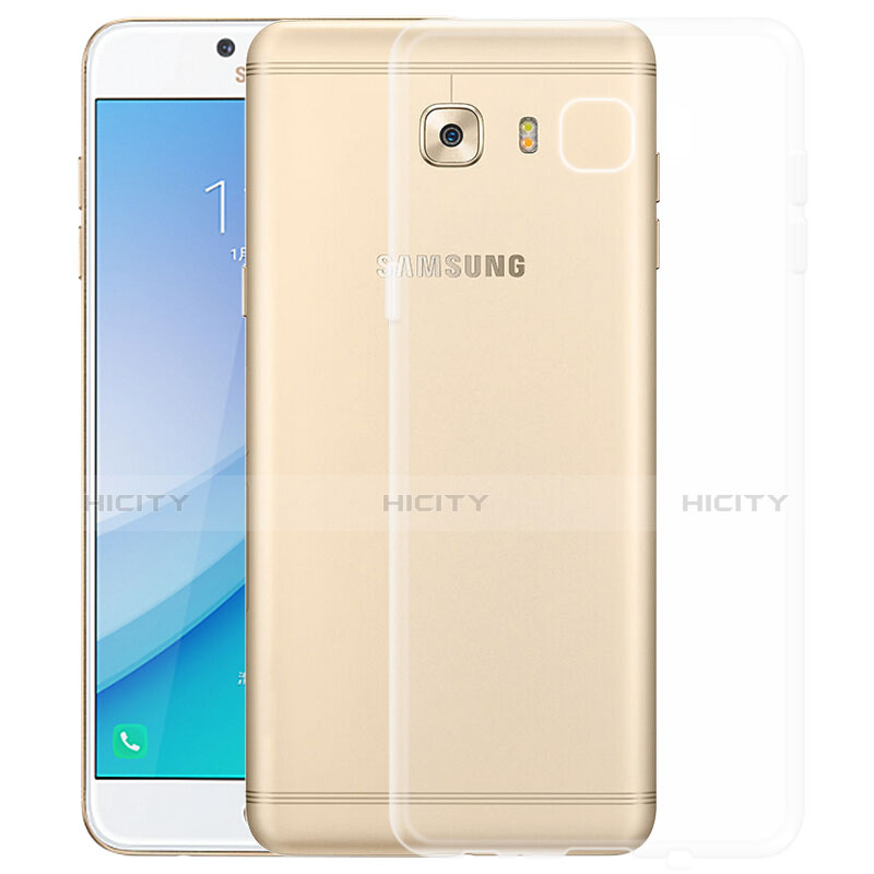 Carcasa Silicona Ultrafina Transparente T03 para Samsung Galaxy C5 Pro C5010 Claro