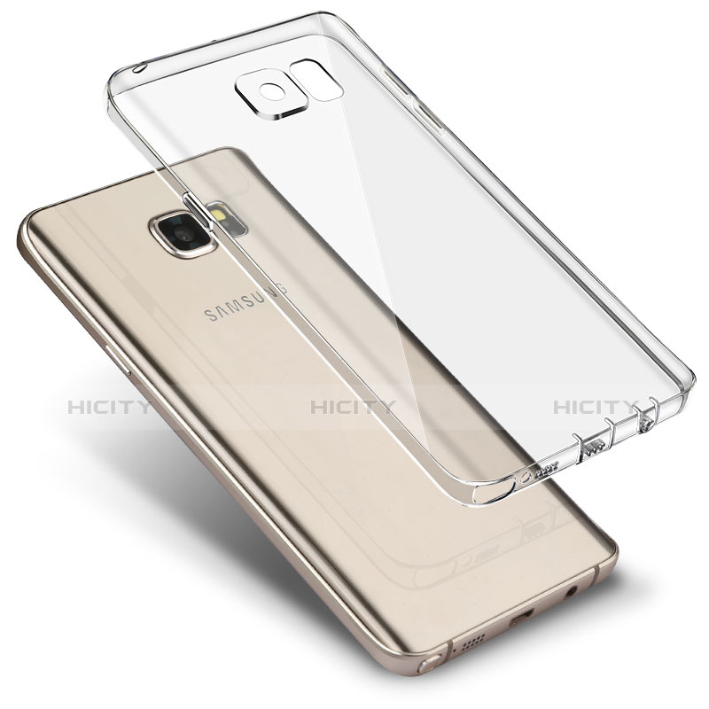 Carcasa Silicona Ultrafina Transparente T03 para Samsung Galaxy Note 5 N9200 N920 N920F Claro