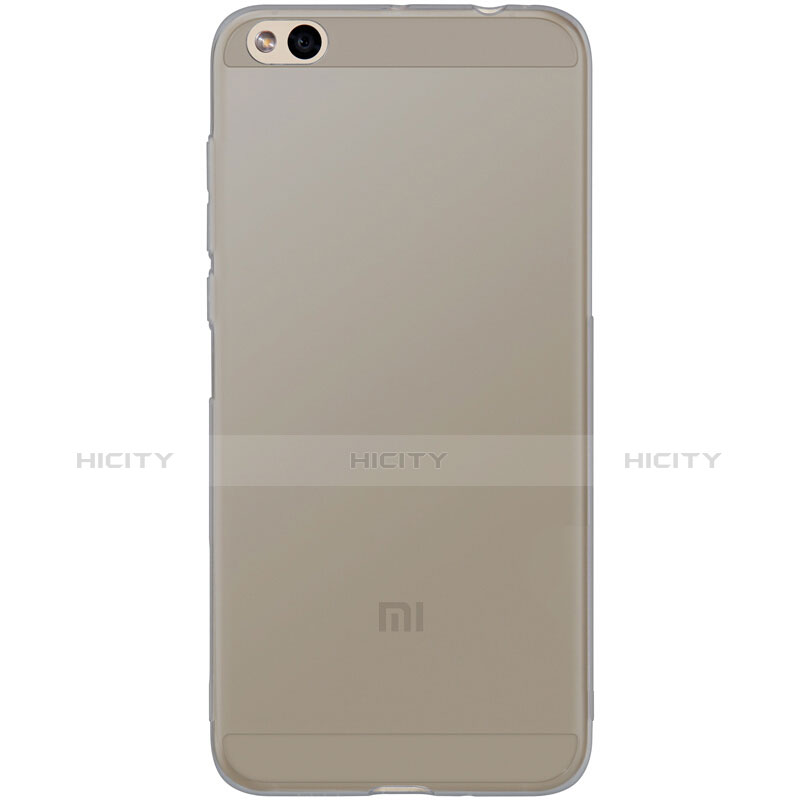 Carcasa Silicona Ultrafina Transparente T03 para Xiaomi Mi 5C Gris