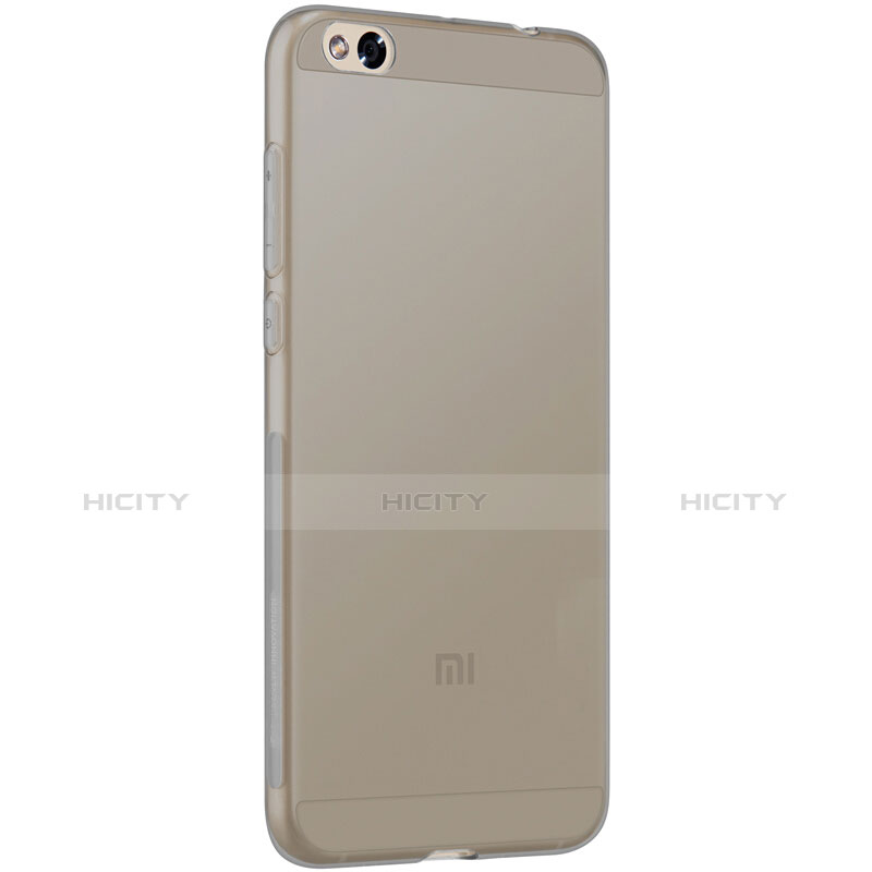 Carcasa Silicona Ultrafina Transparente T03 para Xiaomi Mi 5C Gris