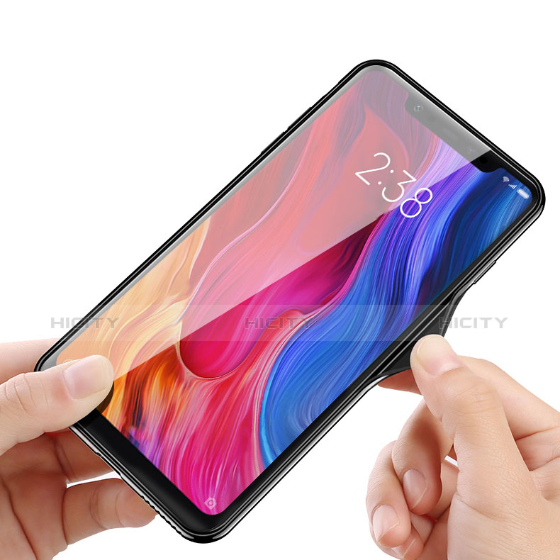 Carcasa Silicona Ultrafina Transparente T03 para Xiaomi Mi 8 Screen Fingerprint Edition Negro