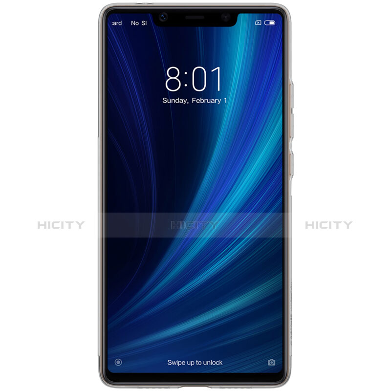 Carcasa Silicona Ultrafina Transparente T03 para Xiaomi Mi 8 SE Gris