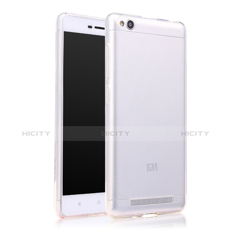 Carcasa Silicona Ultrafina Transparente T03 para Xiaomi Redmi 3 Claro