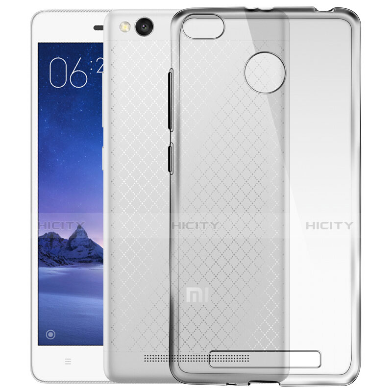 Carcasa Silicona Ultrafina Transparente T03 para Xiaomi Redmi 3 High Edition Claro