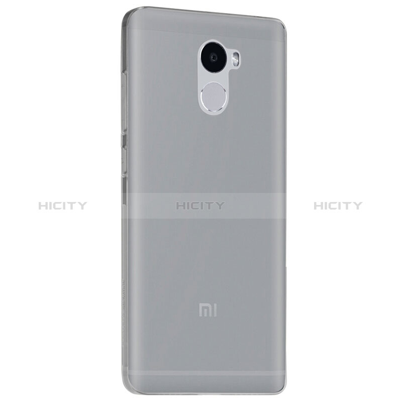 Carcasa Silicona Ultrafina Transparente T03 para Xiaomi Redmi 4 Standard Edition Gris