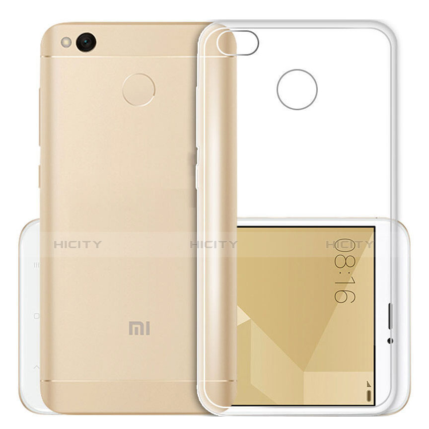 Carcasa Silicona Ultrafina Transparente T03 para Xiaomi Redmi 4X Claro