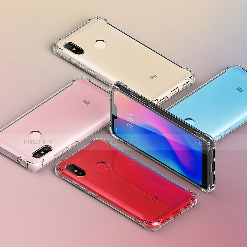 Carcasa Silicona Ultrafina Transparente T03 para Xiaomi Redmi 6 Pro Claro