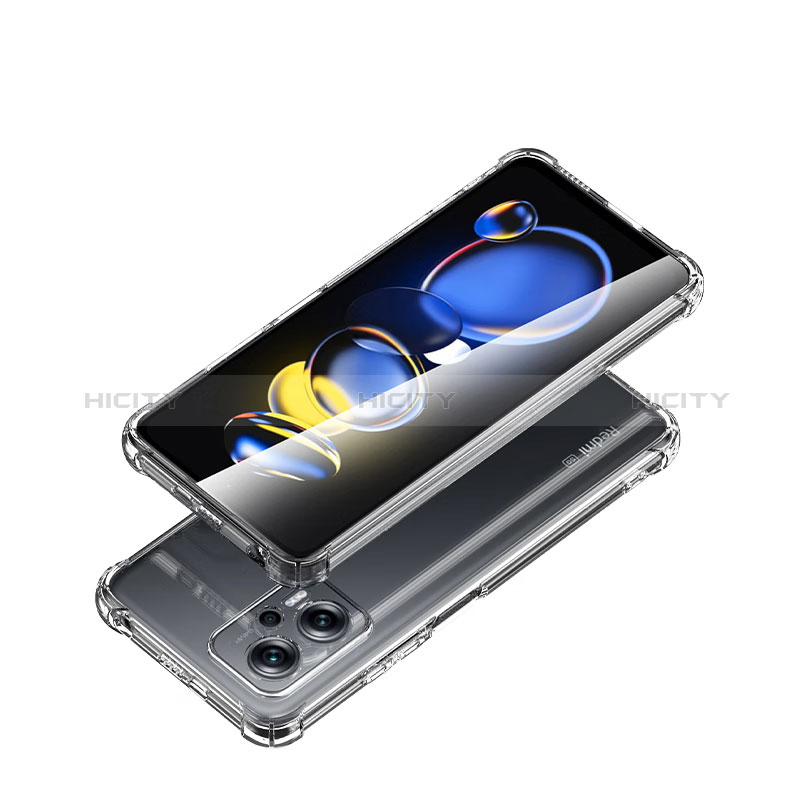 Carcasa Silicona Ultrafina Transparente T03 para Xiaomi Redmi Note 12 Turbo 5G Claro