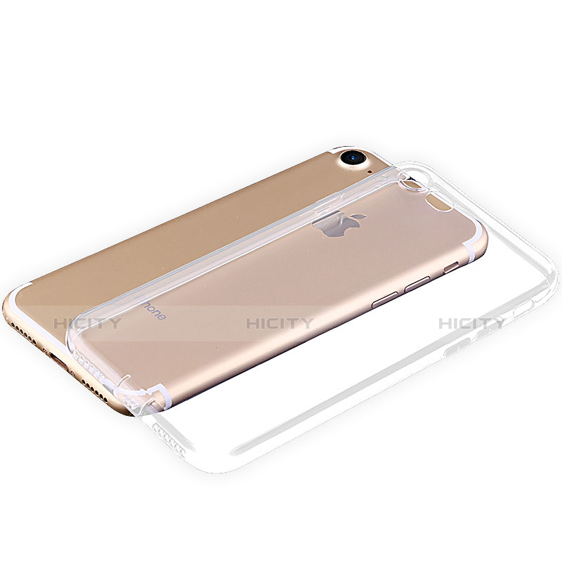 Carcasa Silicona Ultrafina Transparente T04 para Apple iPhone 8 Claro