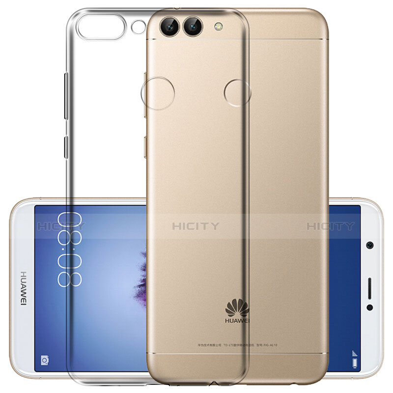 Carcasa Silicona Ultrafina Transparente T04 para Huawei Enjoy 7S Claro