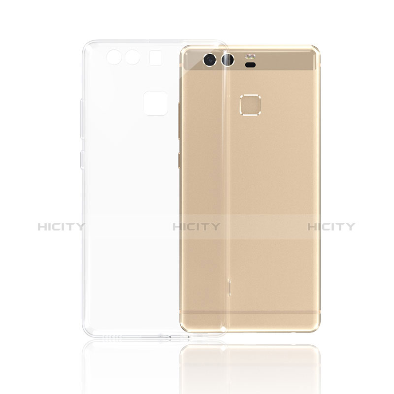 Carcasa Silicona Ultrafina Transparente T04 para Huawei P9 Claro