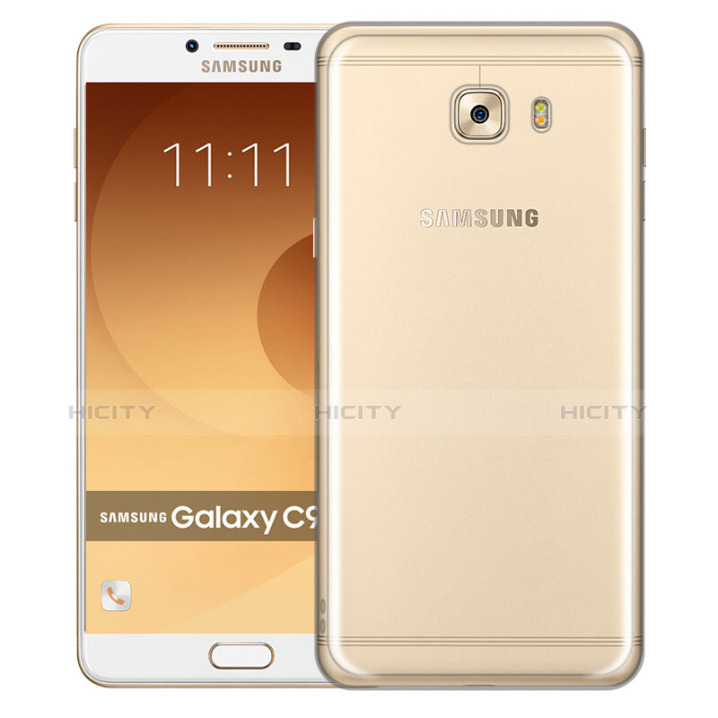 Carcasa Silicona Ultrafina Transparente T04 para Samsung Galaxy C9 Pro C9000 Claro