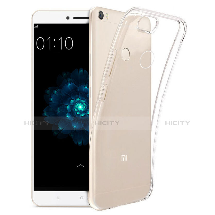 Carcasa Silicona Ultrafina Transparente T04 para Xiaomi Mi Max Claro