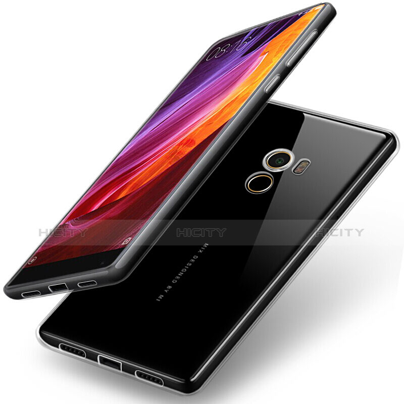 Carcasa Silicona Ultrafina Transparente T04 para Xiaomi Mi Mix 2 Claro