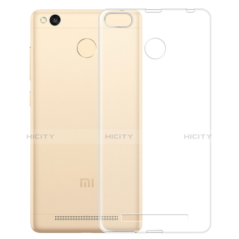 Carcasa Silicona Ultrafina Transparente T04 para Xiaomi Redmi 3 High Edition Claro