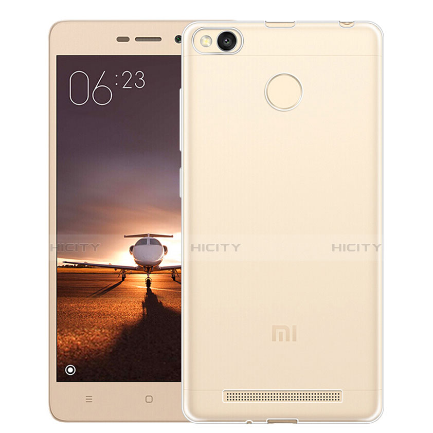 Carcasa Silicona Ultrafina Transparente T04 para Xiaomi Redmi 3 High Edition Claro